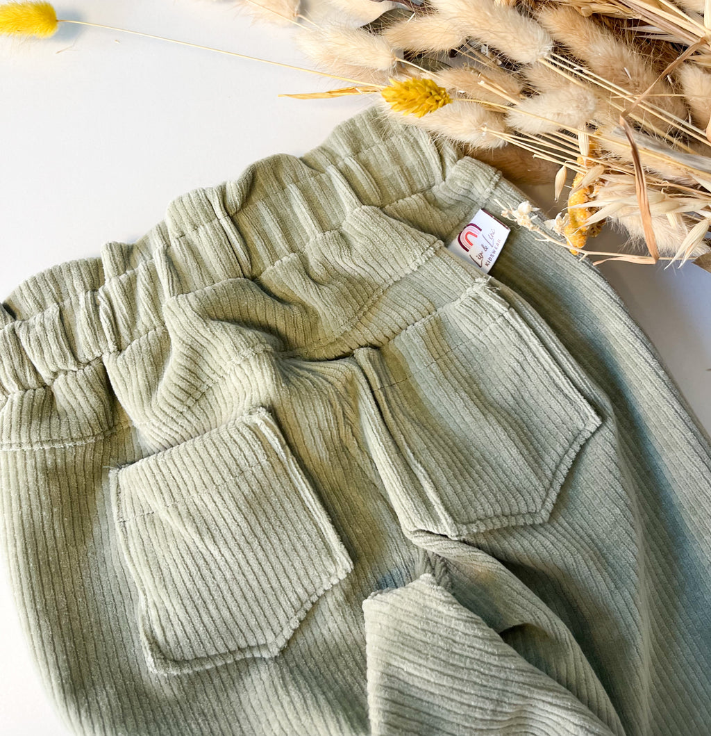 Paperbag-Cordhose