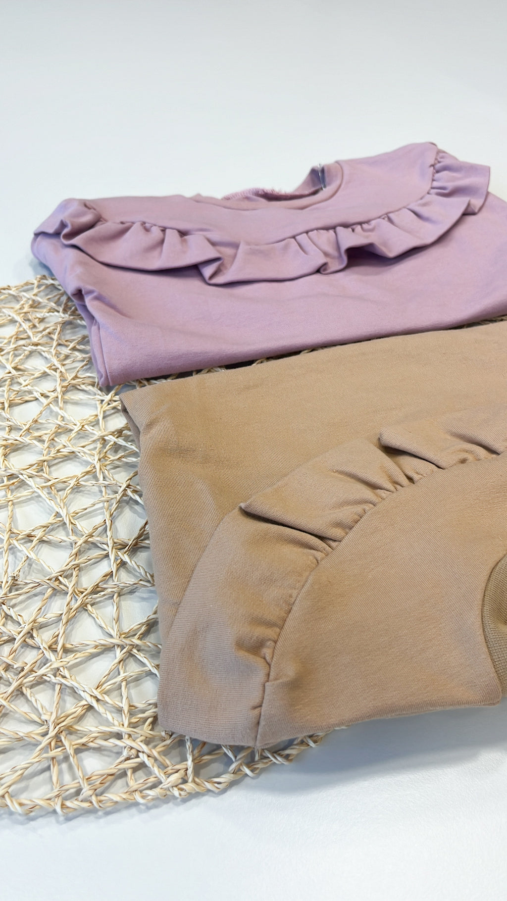 Daily Sweater mit Brustrüsche