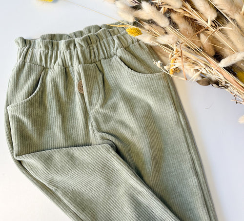 Paperbag-Cordhose
