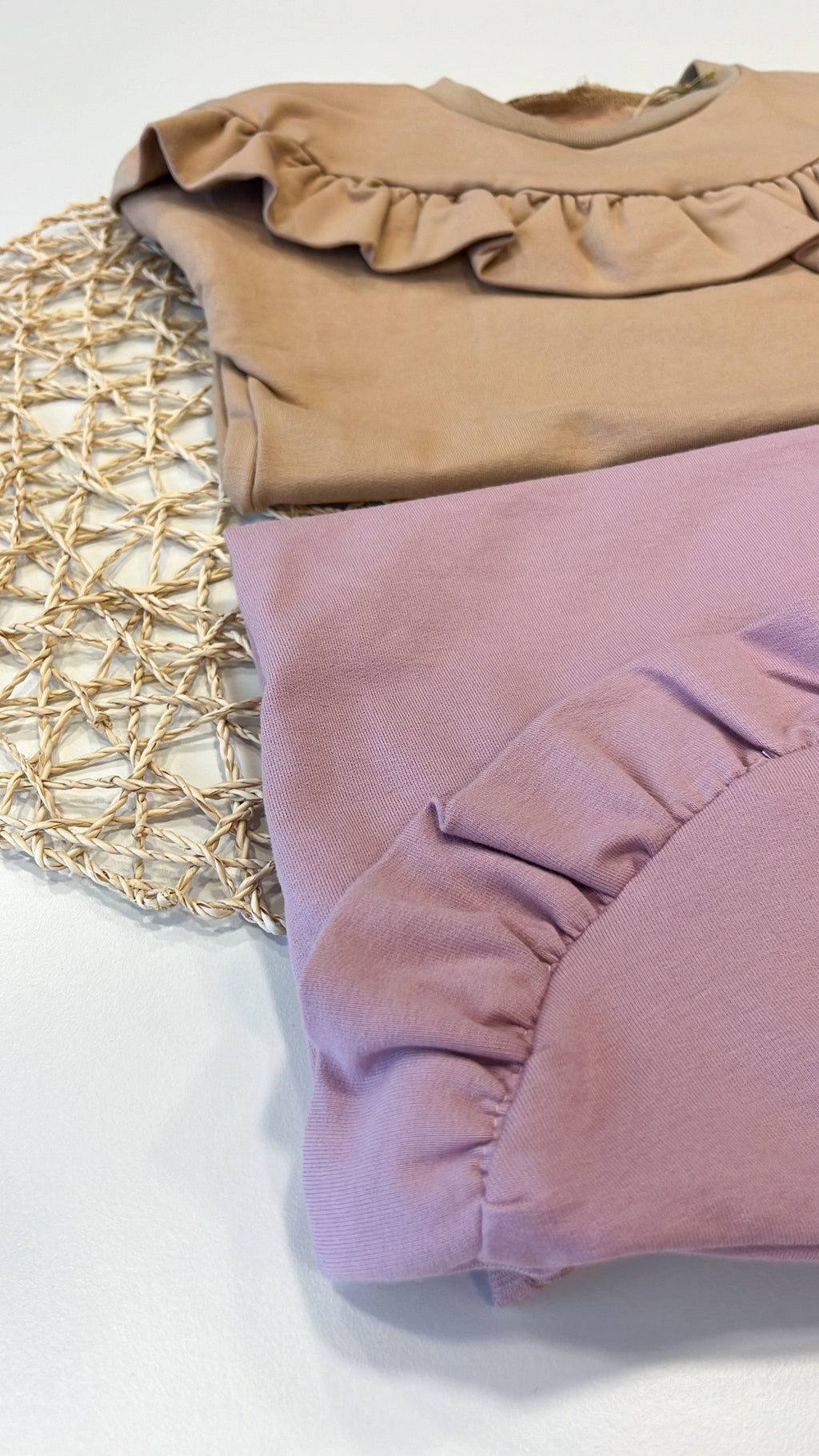 Daily Sweater mit Brustrüsche