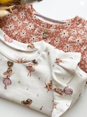 Rippshirt mit Flügelchen